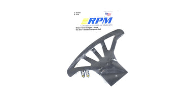 RPM Wide Front Bumper - Black fits the Traxxas Stampede 4x4
