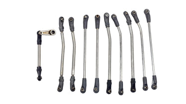 Axial SCX10III High Clearence Stainless 12.3 WB Link Kit