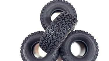 Associated 1.55 General Grabber A/T Scale Tires (NO Foams) Set of 4