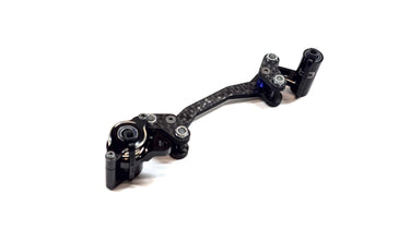 Carbon Fiber Steering Rack & Aluminum Bell Crank & Servo Saver Set For Axial Yeti Chassis