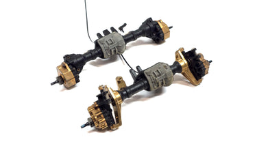 Traxxas TRX4 Locking & Un-Locking Portal Axle Set w/ Brass Hop Ups