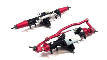 Full Aluminum OG Axial SCX10 Axles Front & Rear w/ Steering Links