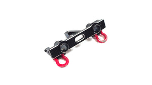 Aluminum Rear Chassis Brace w/ Scale Metal D-Rings For Axial SCX10 Chassis