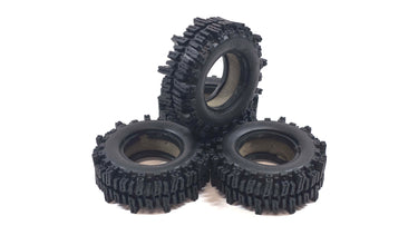 1.9 Scale 4x4 Mud Slinger Tires Set of 4