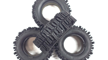 1.9 Scale 4x4 Mud Slinger Tires Set of 4