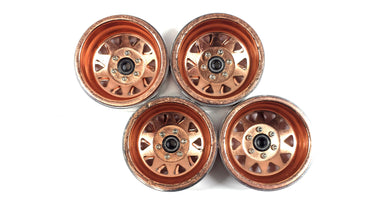1.9 Copper Steelie Style Bead Lock Wheels Set of 4