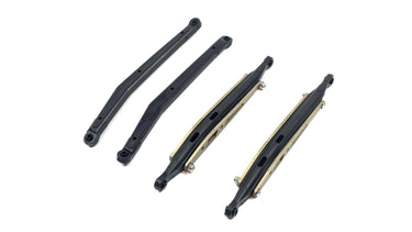 Axial Yeti Upper & Lower Plastic Link Kit w/ Axial Aluminum Trailing Arm Brace Kit