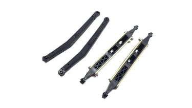 Axial Yeti Upper & Lower Plastic Link Kit w/ Axial Aluminum Trailing Arm Brace Kit