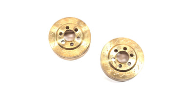 1.9 Brass Heavy SLW Compatible Scale Brake Rotors