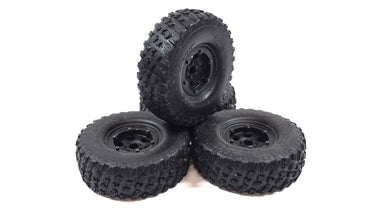 Vanquish VXT2 1.9 4.75 Tires w/ Incision Plastic Bead Lock Wheels Set of 4