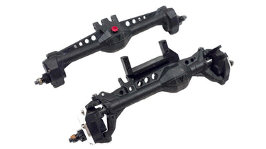 Vanquish F10 Portal Axle Set w/ Servo On Axle Mount & Aluminum Portal Covers