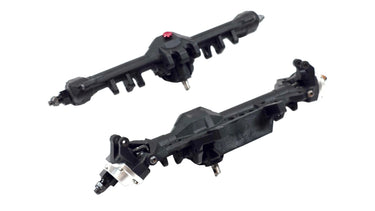 Vanquish F10 Portal Axle Set w/ Servo On Axle Mount & Aluminum Portal Covers