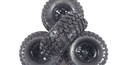 Traxxas 1.9 Canyon Trail Tires & Plastic Wheels Set of 4