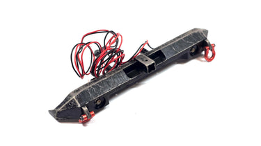 Aluminum Universal Rear Crawler Bumper w/ LED Lights