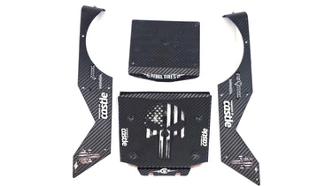Axial Wraith Metal Body Panel Set w/ Carbon Fiber Wrap
