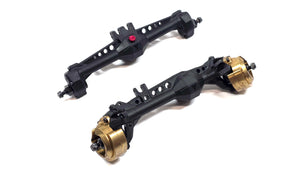 Vanquish F10 Portal Axle Set w/ Vanquish Brass Heavy Portal Covers