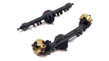 Vanquish F10 Portal Axle Set w/ Vanquish Brass Heavy Portal Covers