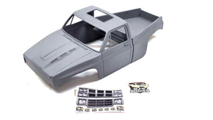 BJ's Bodies Custom Compn Cut Chevy Clod Buster Scale Hard Body w/ Sticker Sheet
