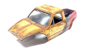 Custom Pinched / Dove Tailed Toyota Hilux w/ Weathered Paint Job; Vanquish VRD Hard Body Mounts, Interior, & Bed Cover