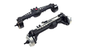 Vanquish F10 Portal Axle Set w/ Factory Front Weights & Brass Portal Weights