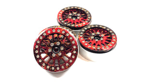 Shift RC Aluminum 2.2 Bead Lock Wheels w/ Hubs (1 Broken Screw)