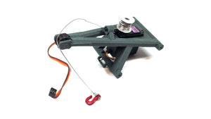 3D Printed Tow Boom w/ Servo Winch, Spool & Wire