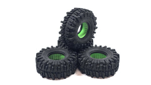 1.9 4.75 Rock Tyer Super Swamper Bogger Tires w/ Silicone Tire Inserts Set of 4