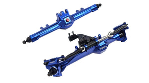 Vanquish H10 Optic Straight Axle Set w/ Treal Aluminum Axle Housings & Steering Knuckles
