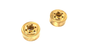 1.9 Brass SLW Hub Compatible Wheel Weights Pair (2)