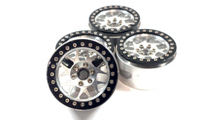 2.2 Aluminum Bead Lock Wheels Set of 4 w/ Hubs
