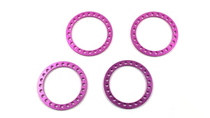 1.9 Vanquish Aluminum Pink IFR Bead Lock Rings Set of 4