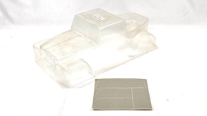 GSpeed RC Scalers Clear Lexan Body w/ Window Masks Un-Painted