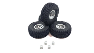 Element Enduro 1.55 General Grabber A/T Tires & Plastic Bead Lock Wheels Set of 4