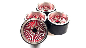 Hobby Soul 2.2 Clown / Circus Wheels (Missing Hardware) Set of 4