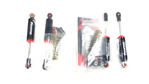 Black Injora Mountain Aluminum Crawler Shock Set of 4 100mm
