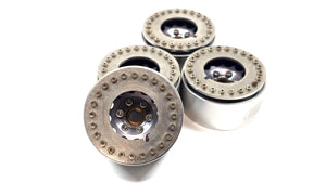 1.9 Aluminum Bead Lock Wheels Set of 4 w/ Brass SLW Hubs