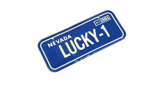 1/5 Large Scale Metal License Plate