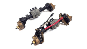 Traxxas TRX4 Locked Portal Axle Set w/ Brass HopUps