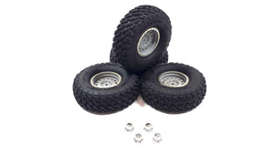 Axial Falken Wildpeak M/T 1.9 4.7 Wheels & Tires w/ Wheel Nut Covers Set of 4