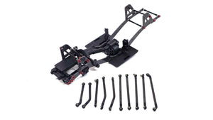 1/10 Scale RedCat Ascent Fusion Complete Carbon Chassis w/ Transmission, Transfercase, Center Shaft & Links