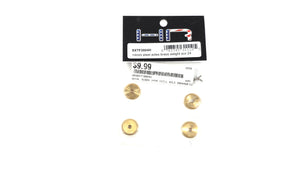 HotRacing +4mm Steel Axle Brass Weights For Axial SCX24