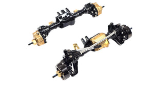 Built Traxxas TRX4 Locked Portal Axles w/ Brass & Aluminum HopUps