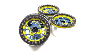 Custom Anodized 2.2 China Bead Lock Wheels Set of 4 w/ Hubs