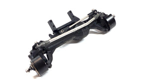 Vanquish F10P Front Steering Axle w/ Steering Links & Brass Portal Covers