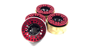 1.9 Vanquish Method 105 Bead Lock Wheels w/ Scale Hardware, Holy Bead Lock Rings & Brass/ Aluminum Clamp Rings