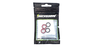Vanquish S8E Machined Spring Collar Red / Black