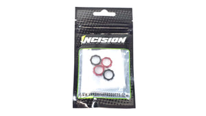 Vanquish S8E Machined Spring Collar Red / Black