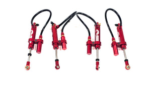 Yeah Racing Aluminum Scale Shocks w/ Piggyback Resovoirs Set of 4