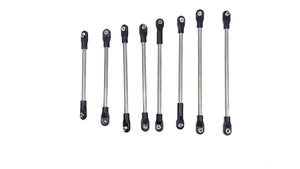 Vanquish Stainless Four Wheel Steering Link Set For Vanquish VS410 Chassis (No Steering Links)