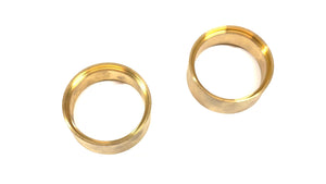 Vanquish 1.9 .9 Brass Clamp Ring Pair (2)